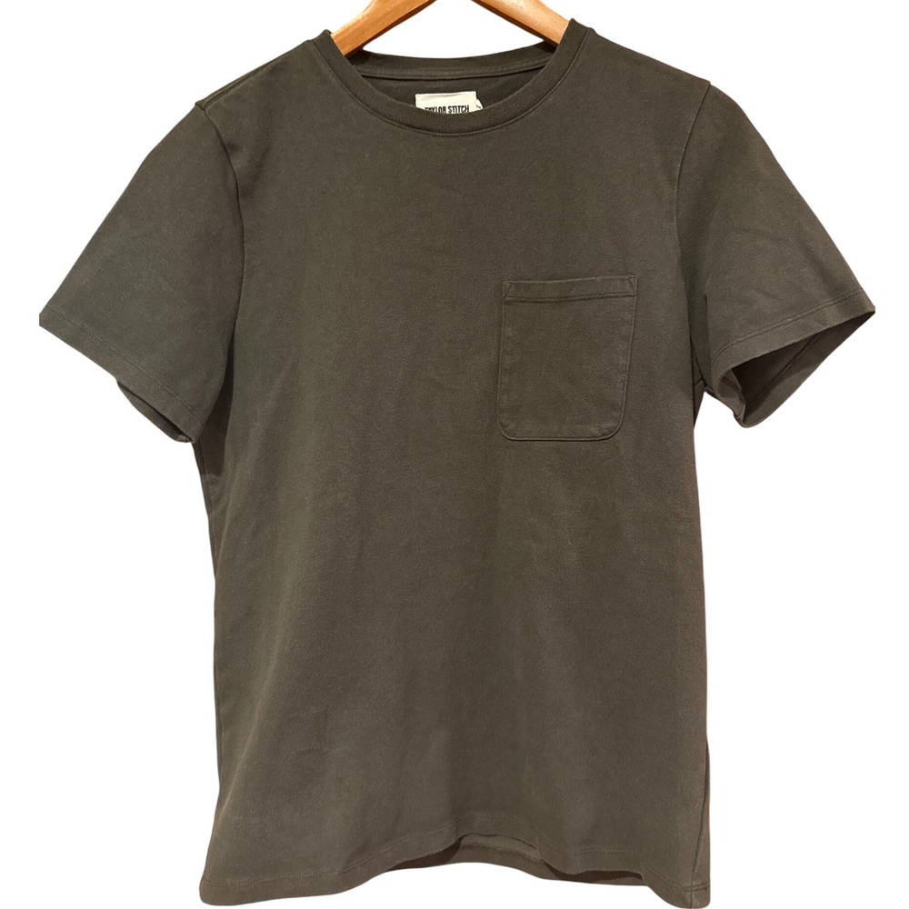 Taylor‎ Stitch men's tshirt size 36 Heavy Bag black gray